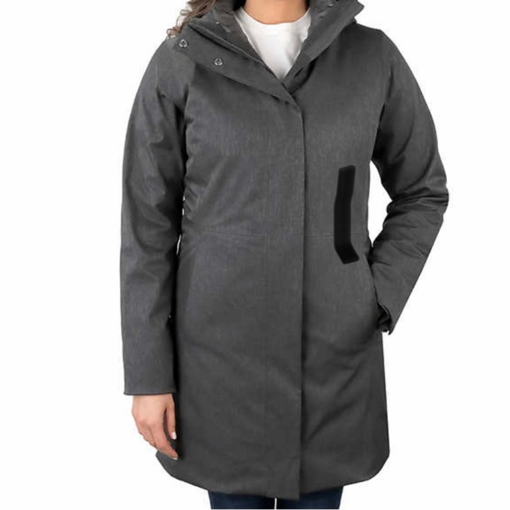 Brand new two coat in one gray  xxl.